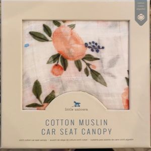 Little Unicorn Cotton Muslin car seat canopy